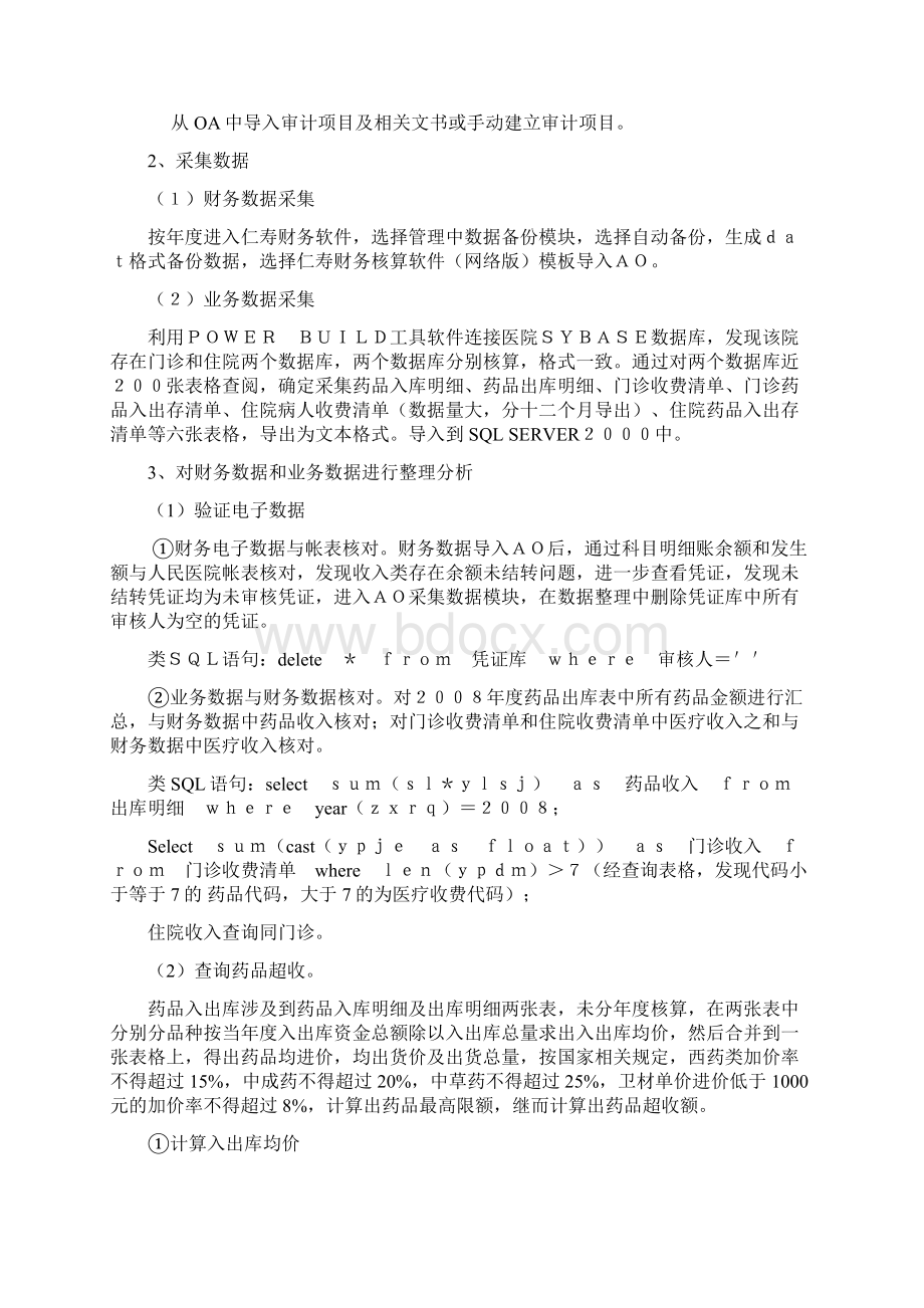 县级医院AO审计案例Word文档下载推荐.docx_第2页