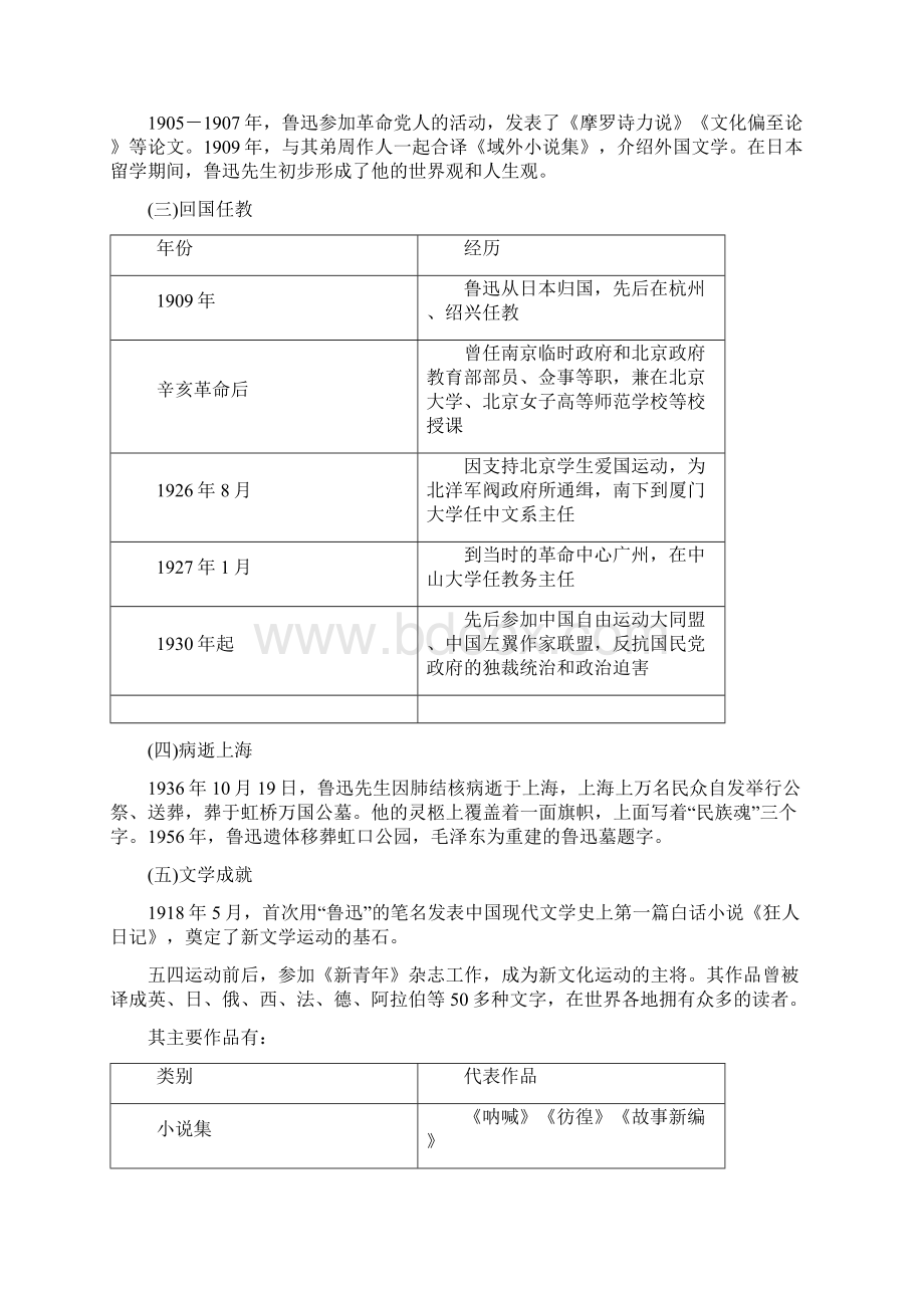 教育资料第2课 鲁迅深刻与伟大的另一面是平和学习专用.docx_第2页