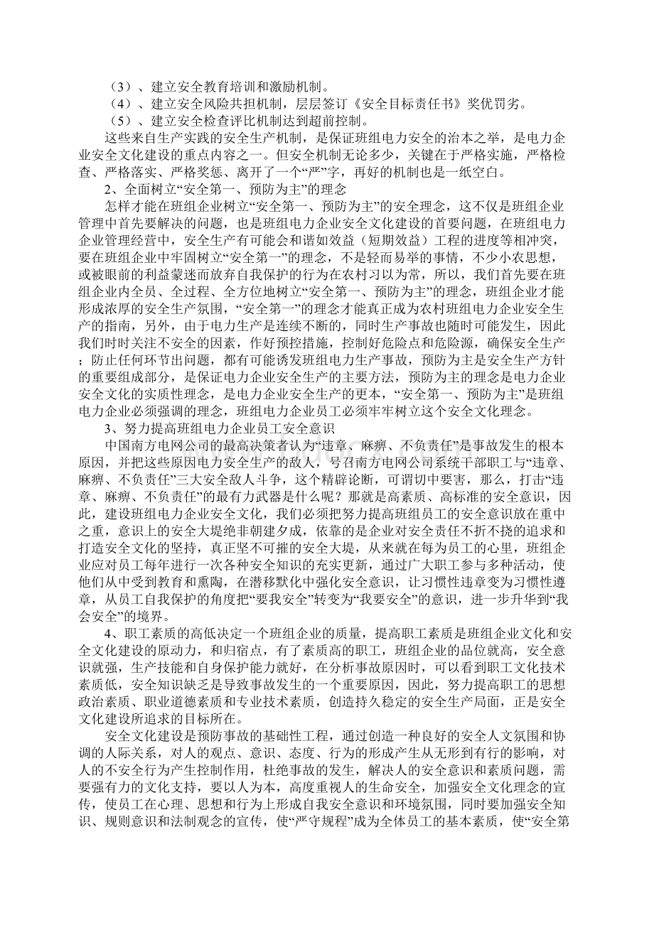 班组电力安全文化建设通用版.docx_第2页