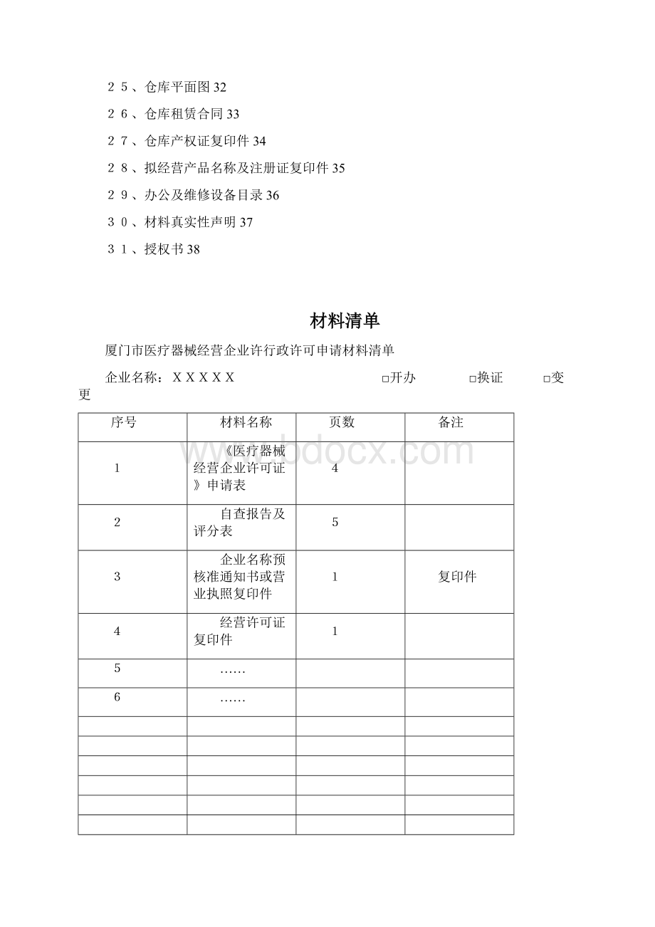 医疗器械企业申办列表.docx_第2页