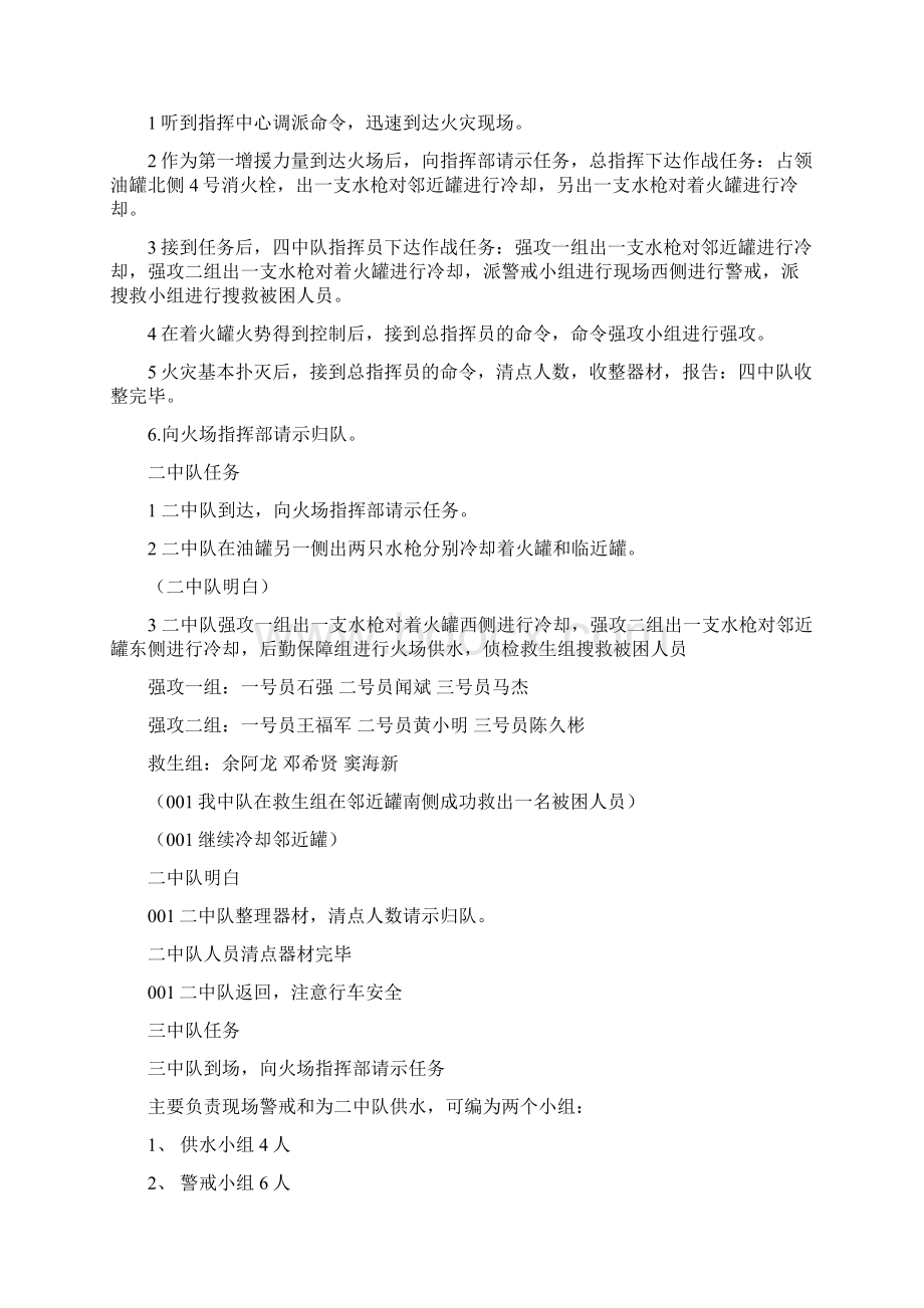 油罐火灾灭火演练预案.docx_第3页