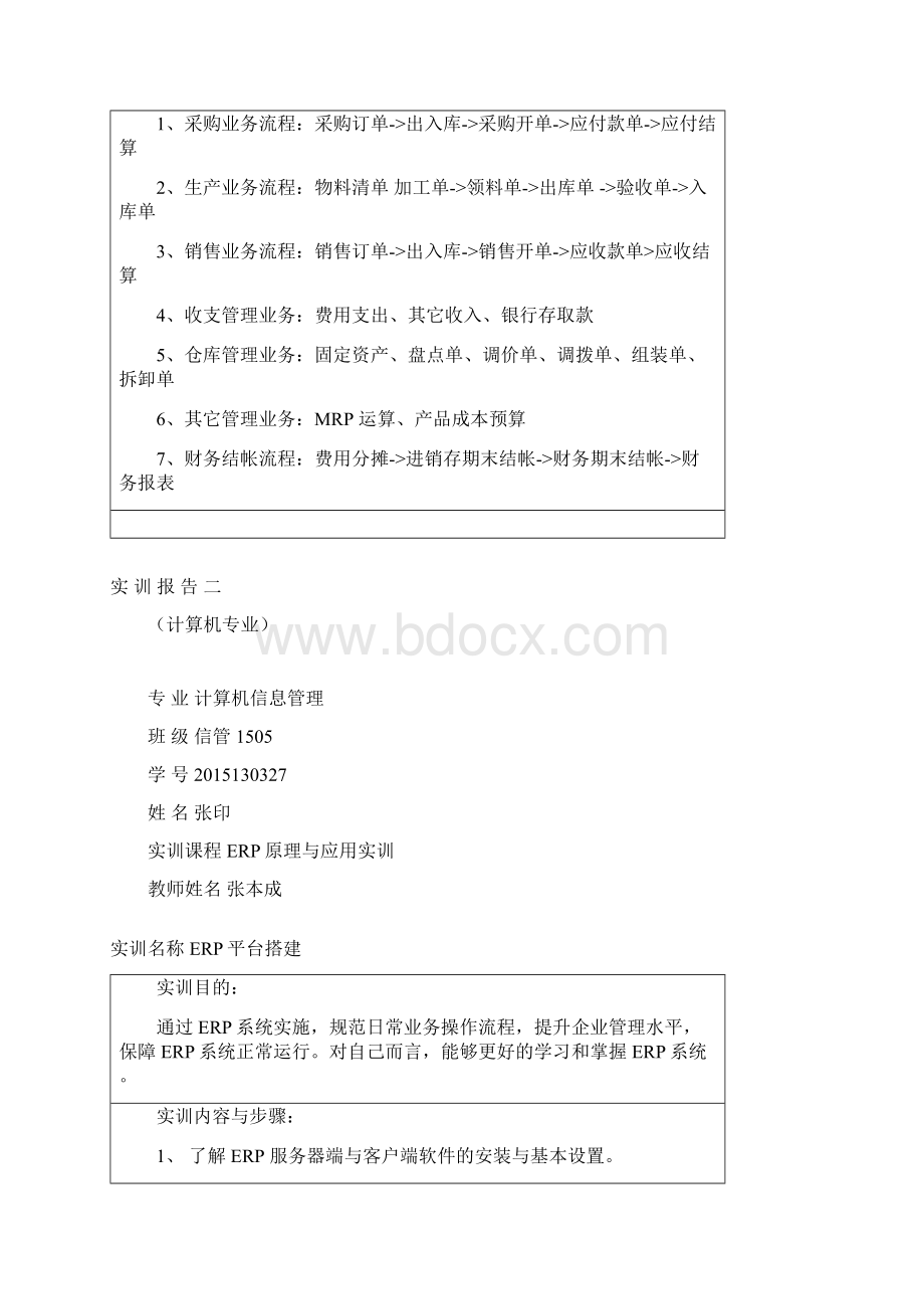 ERP实训报告培训资料全.docx_第2页