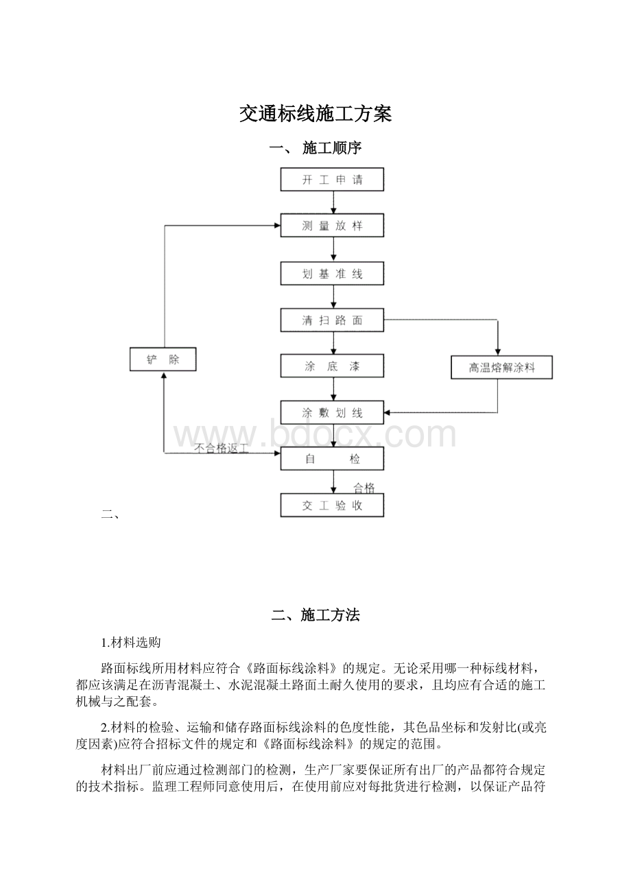 交通标线施工方案.docx_第1页