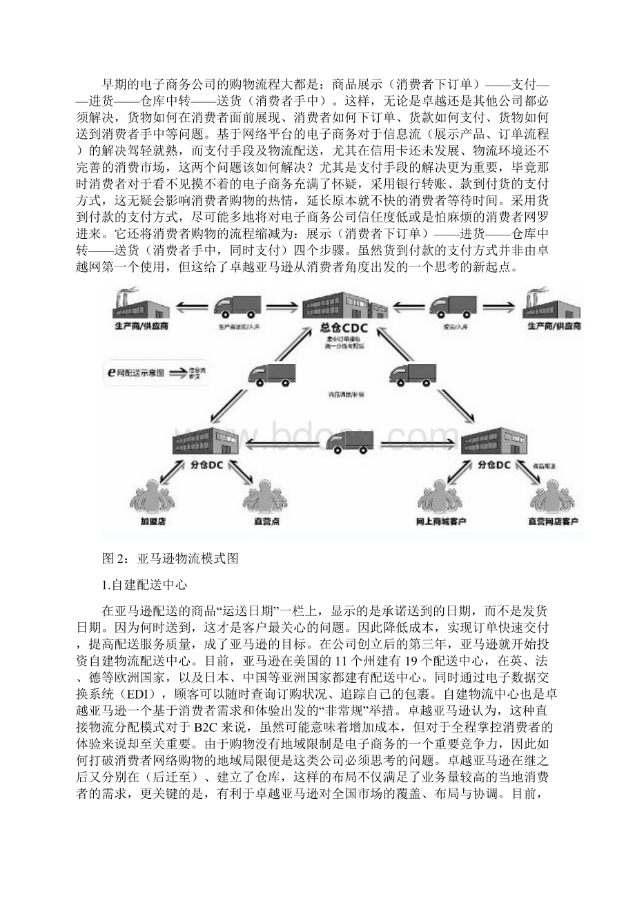 亚马逊物流案例分析报告Word文档下载推荐.docx_第2页