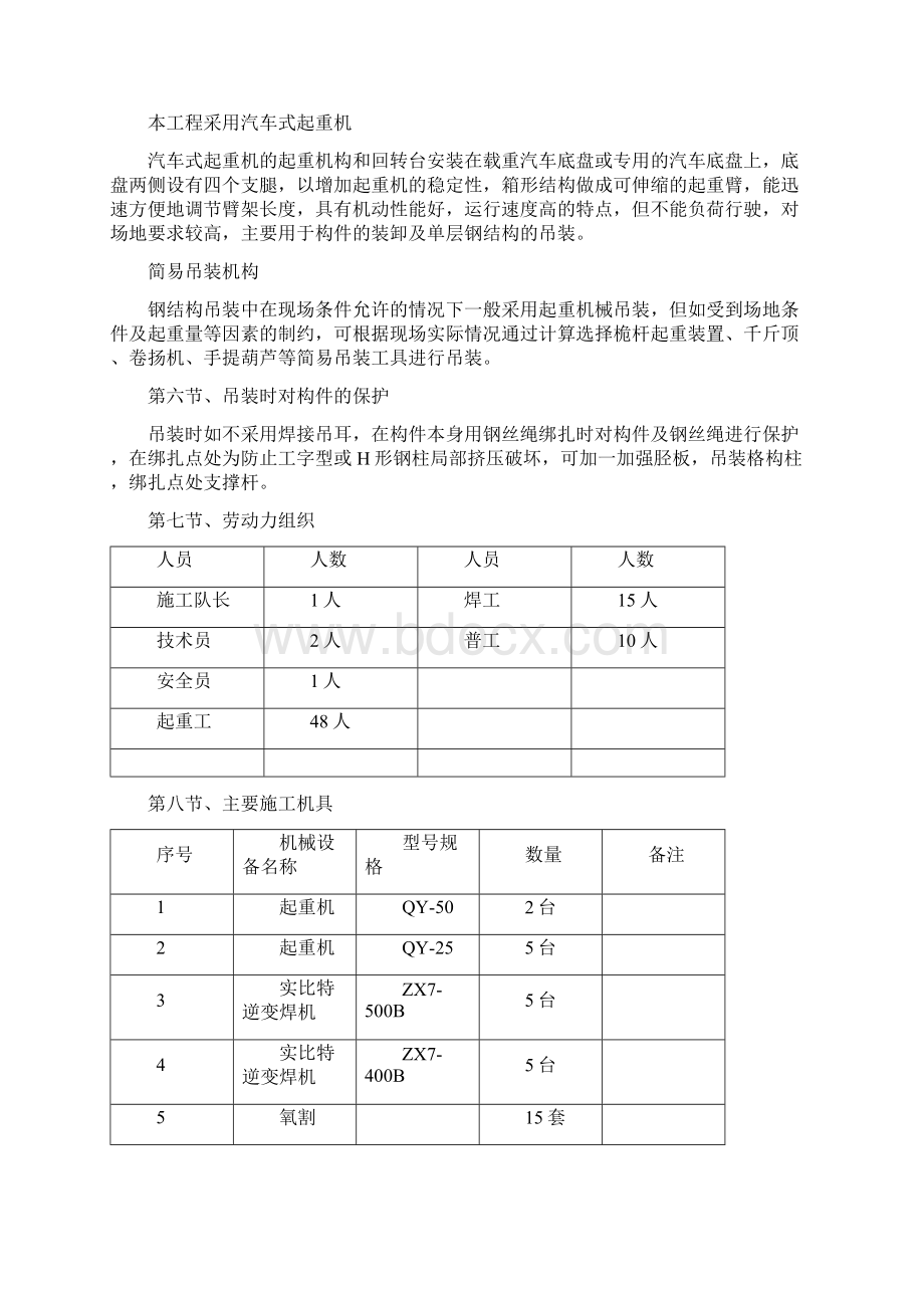 钢结构吊装施工方案83726Word格式文档下载.docx_第3页