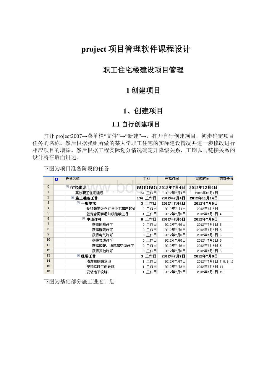 project项目管理软件课程设计.docx_第1页