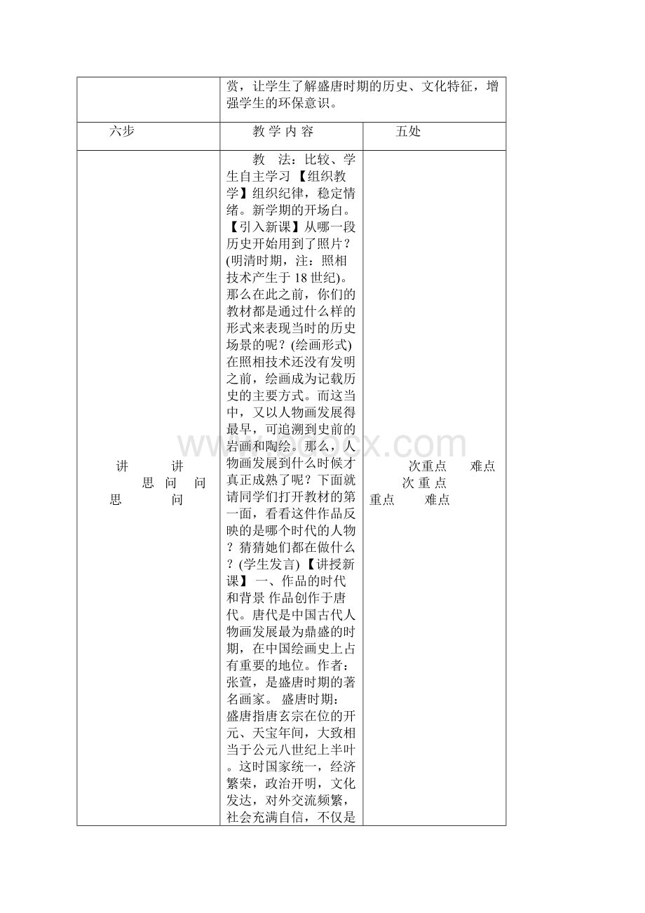 七年级美术教学计划与教学进度.docx_第2页