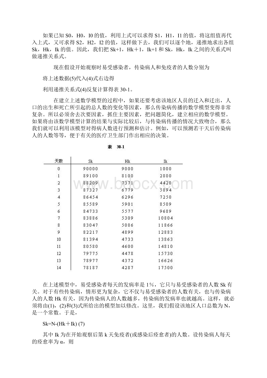 传染病的数学模型数学建模论文正稿.docx_第2页