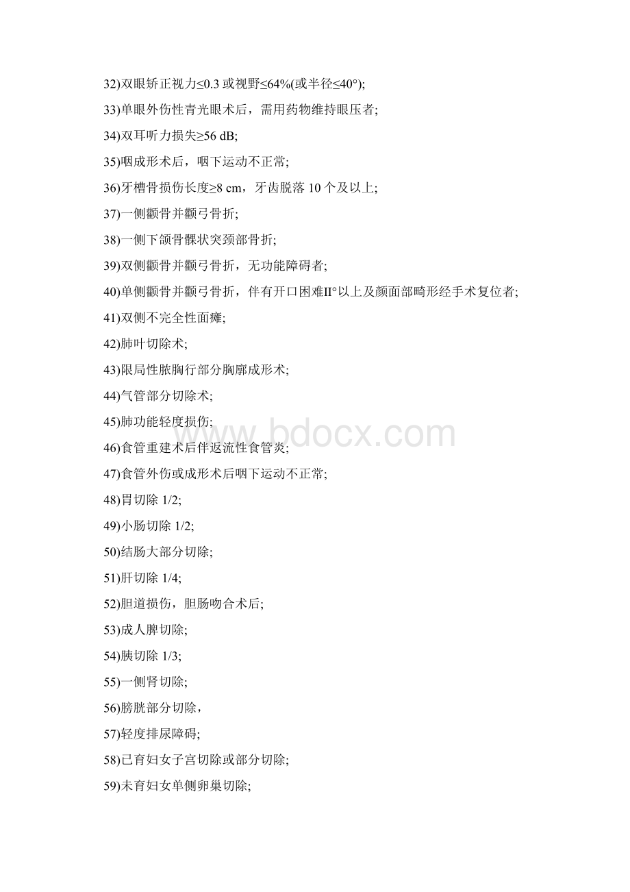 工伤劳动能力鉴定标准Word格式.docx_第3页