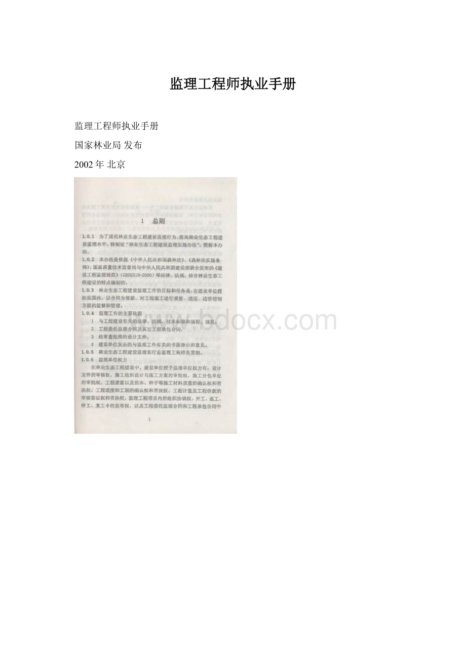 监理工程师执业手册Word文档下载推荐.docx_第1页