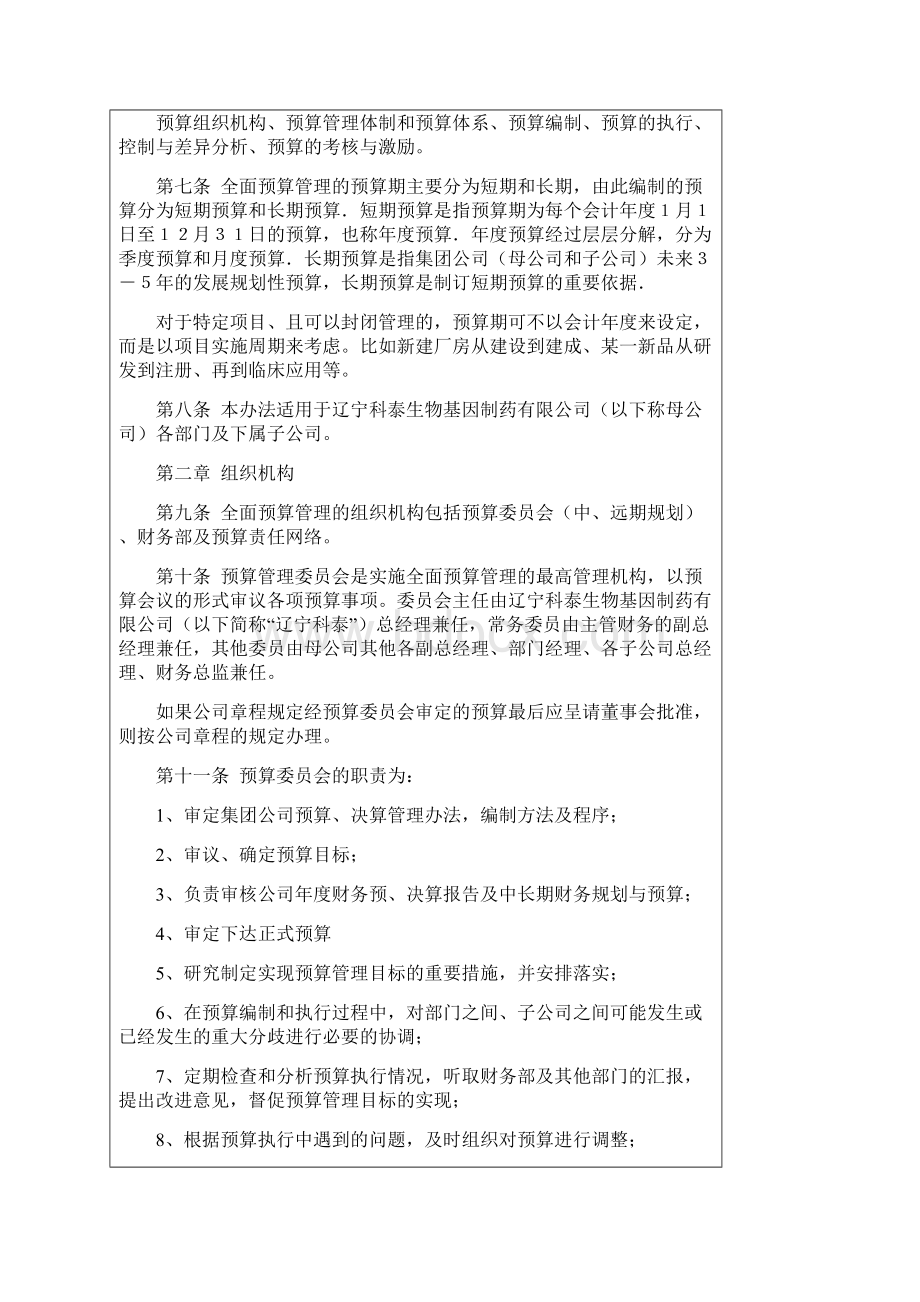 全面预算管理办法.docx_第3页