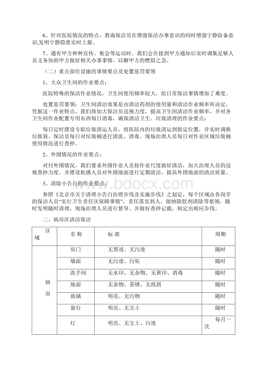 卫生保洁服务方案Word文档下载推荐.docx_第2页