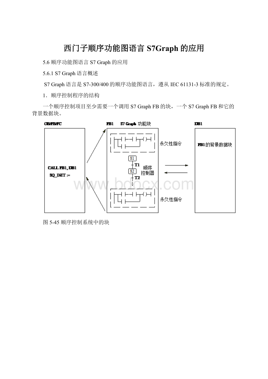 西门子顺序功能图语言S7Graph的应用Word文档格式.docx