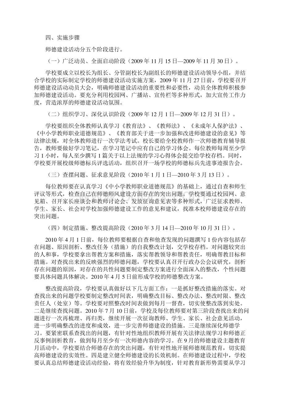 温泉镇龙新小学师德建设活动实施方案.docx_第2页