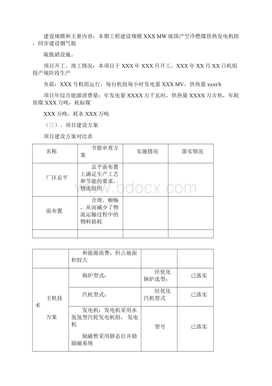 xx电厂节能自查报告.docx_第2页