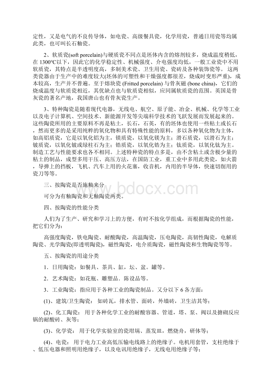 陶瓷生产工艺技术概况.docx_第2页