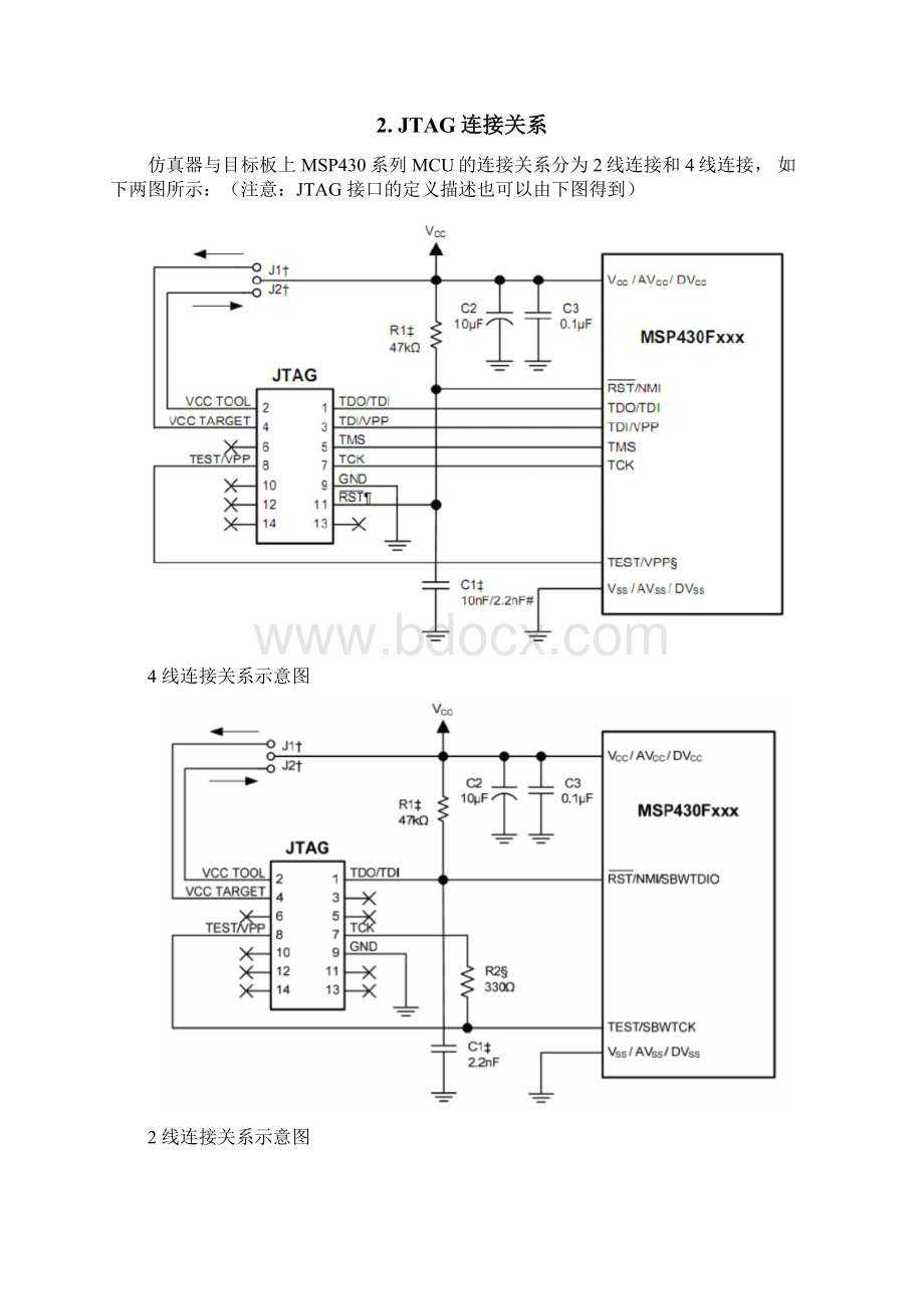 MSPFET430UIF仿真器使用说明.docx_第2页