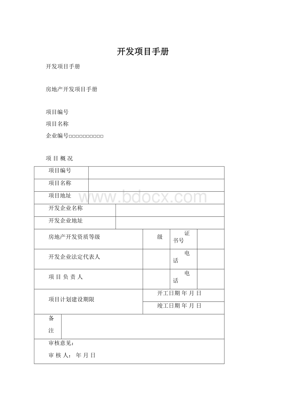 开发项目手册.docx_第1页