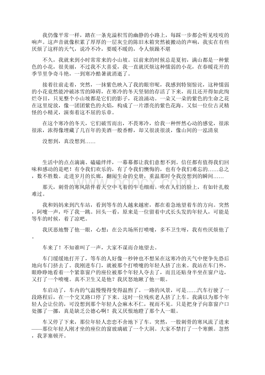 没想到真没想到作文600字Word文档下载推荐.docx_第3页