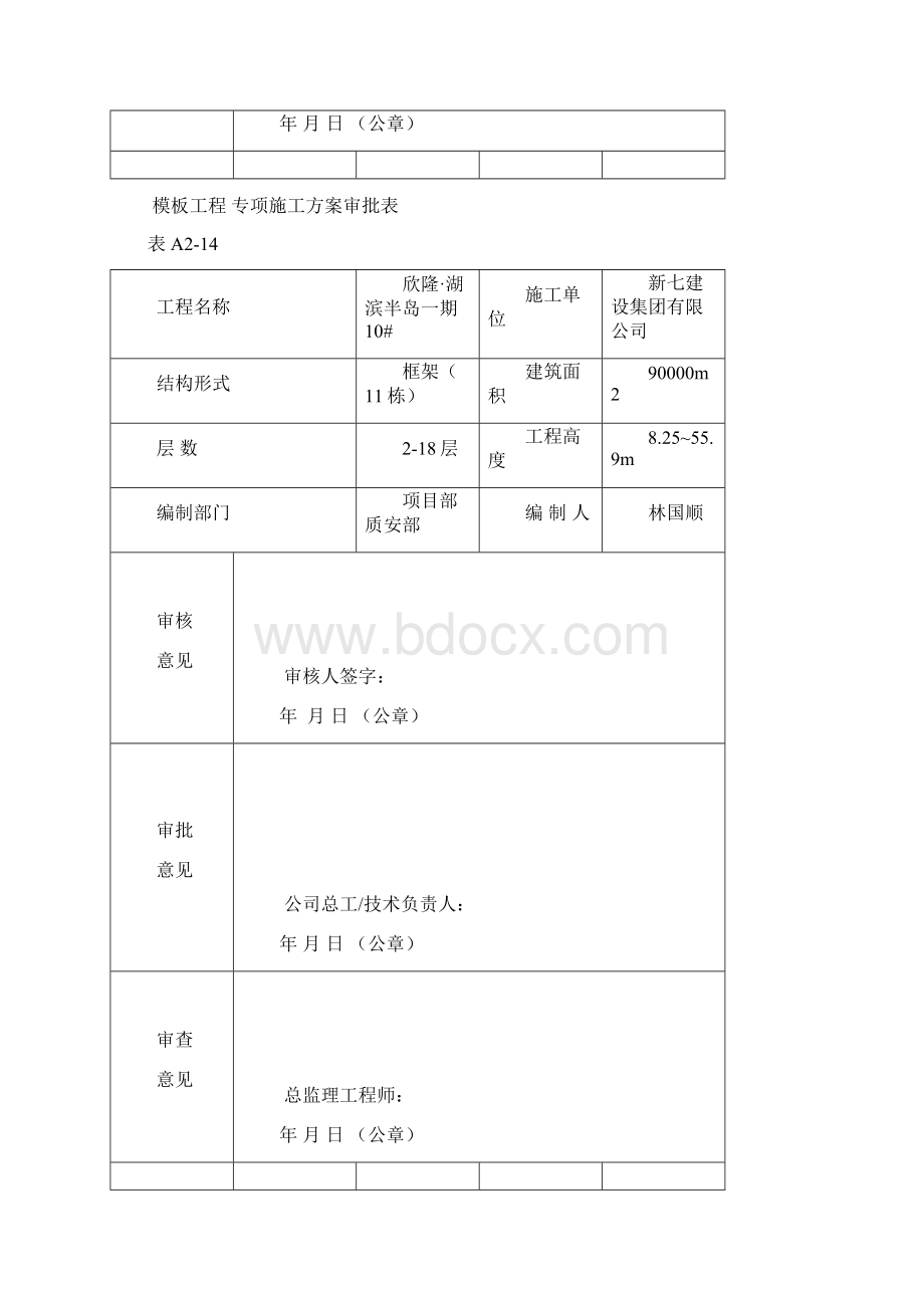 专项施工方案审批表31770.docx_第3页