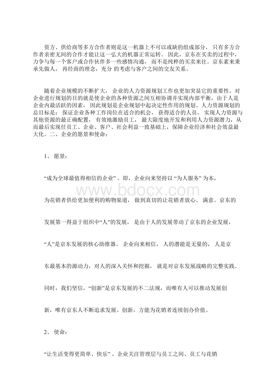 京东人力资源战略解析总结计划Word文件下载.docx_第2页