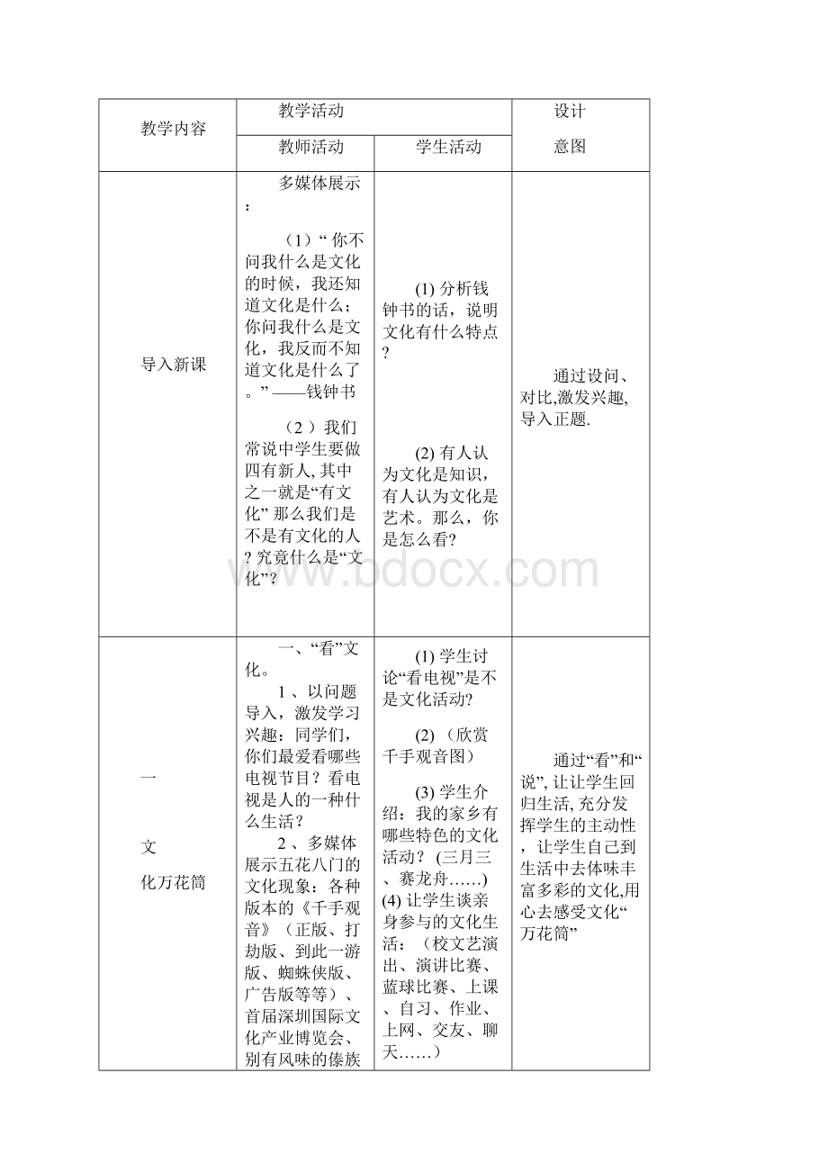 高中政治 《体味文化》教案9 新人教版必修3.docx_第2页