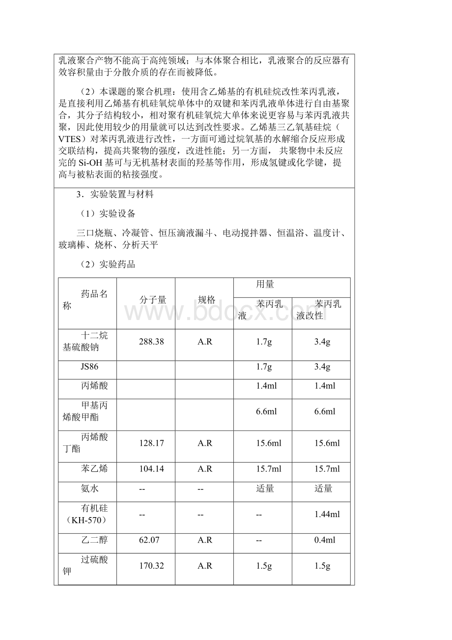 苯丙乳液的合成及其改性.docx_第3页