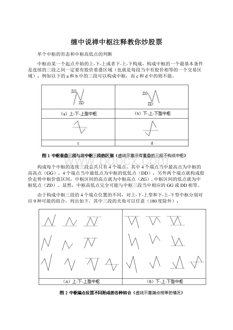 缠中说禅中枢注释教你炒股票.docx