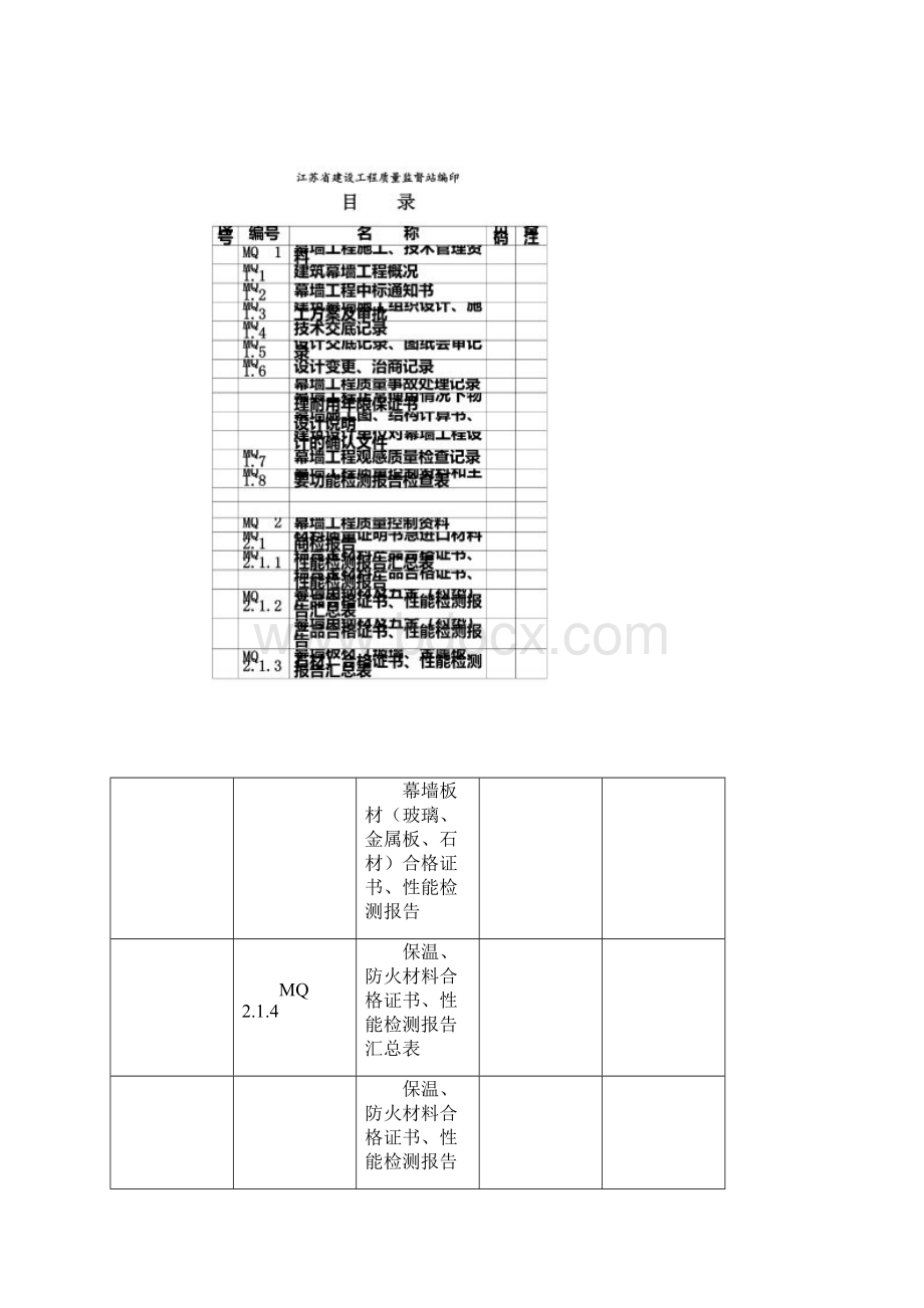 建筑幕墙工程施工质量验收资料Word文件下载.docx_第3页