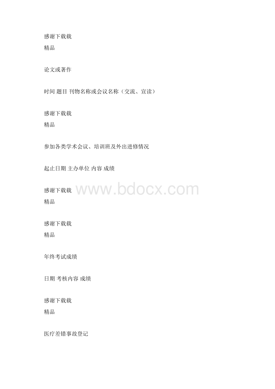 中医药专业技术人员专业技术档案.docx_第3页