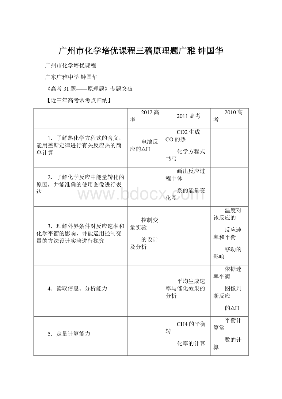 广州市化学培优课程三稿原理题广雅 钟国华.docx