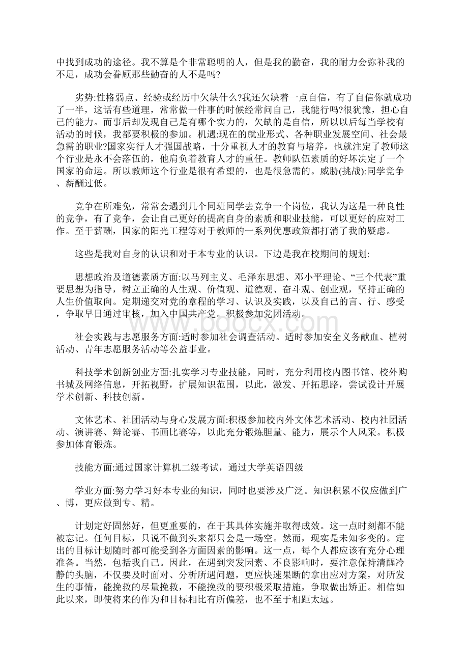 数学教师职业规划.docx_第2页