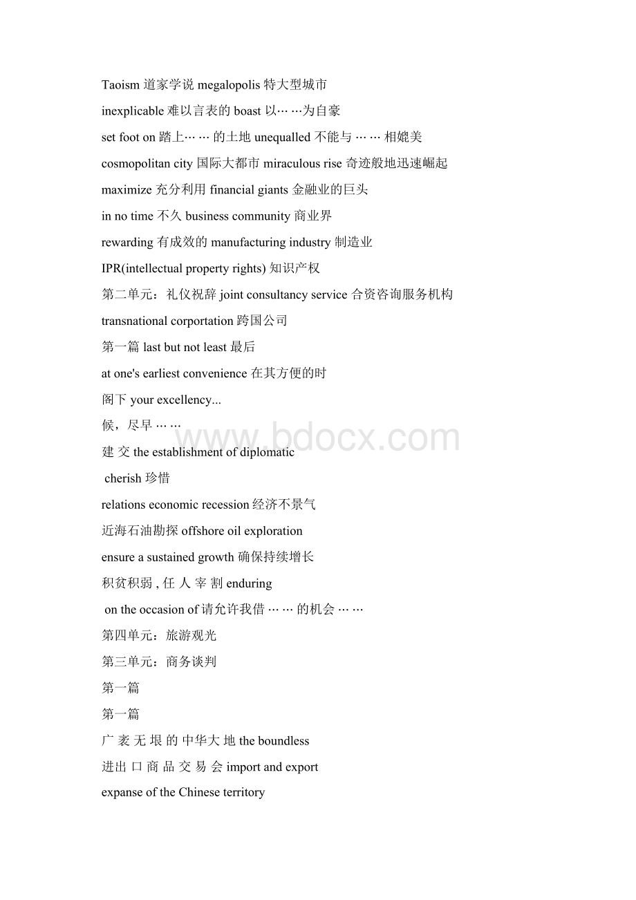 word完整版上海高级口译教程配套词汇doc.docx_第2页