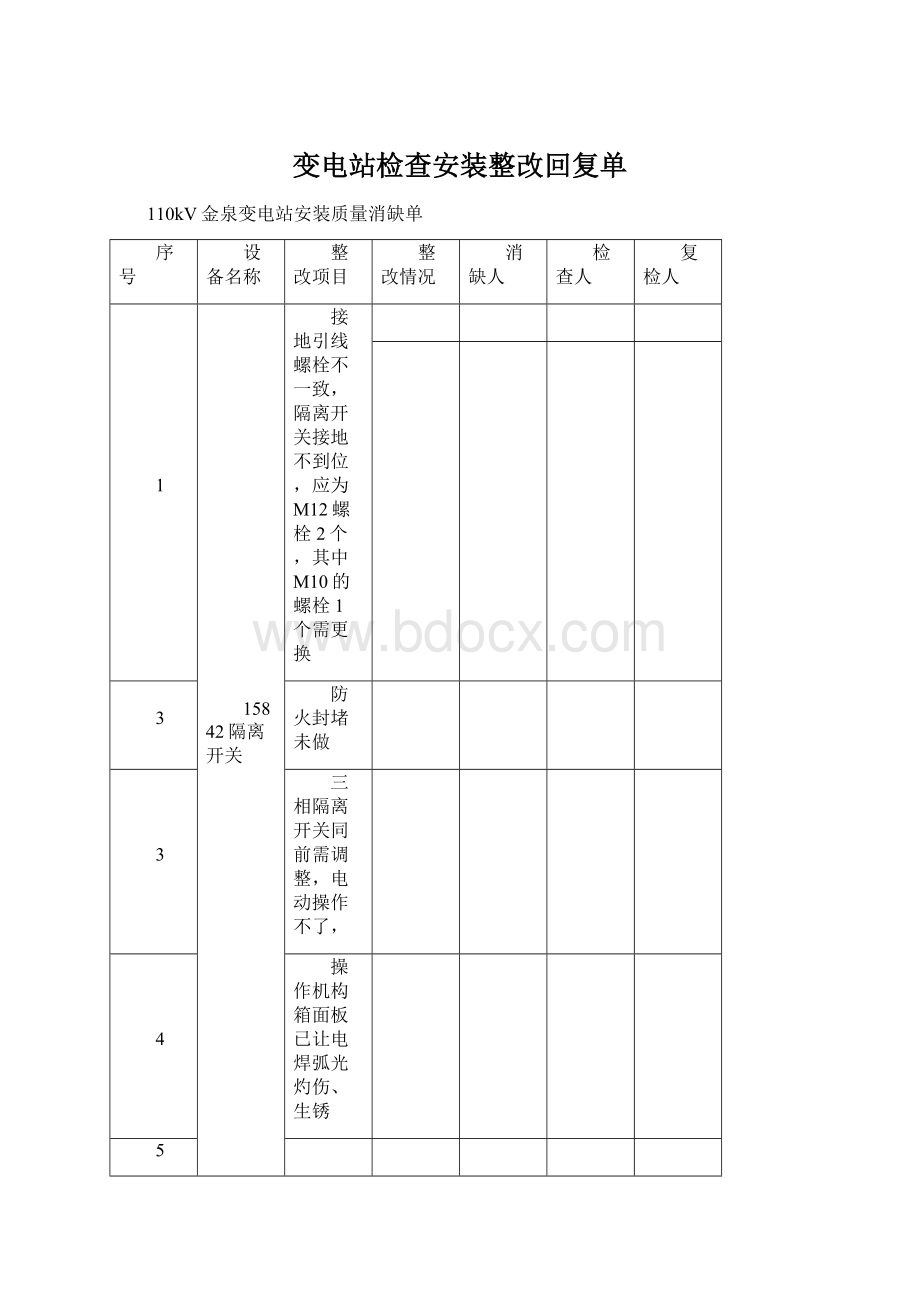 变电站检查安装整改回复单.docx