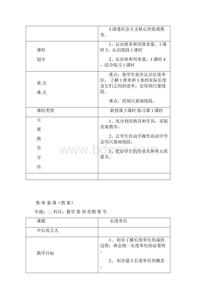 人教版小学数学二年级上册教案全册精编版.docx_第3页