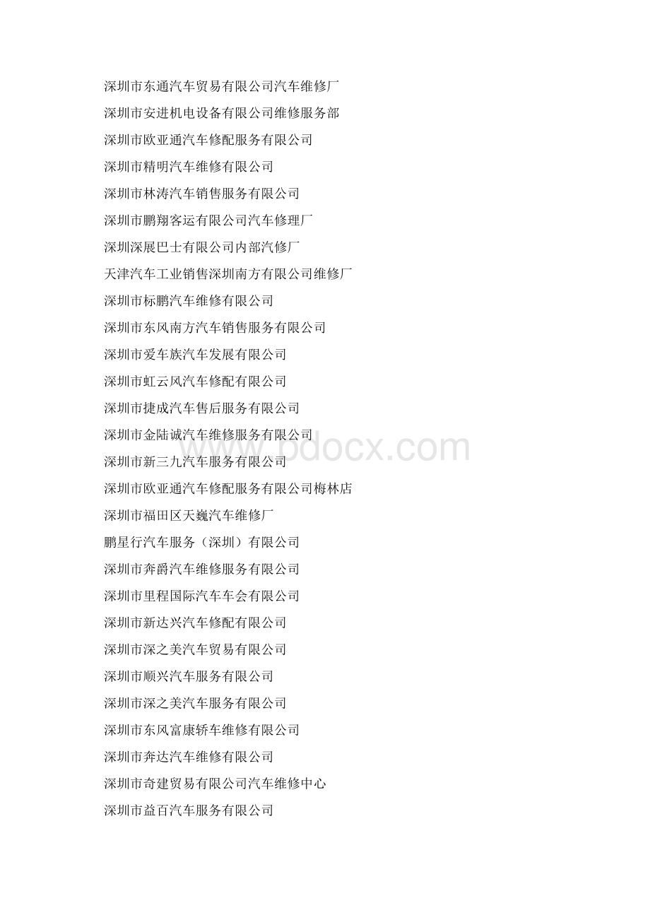 深圳市汽车修理厂二类.docx_第2页