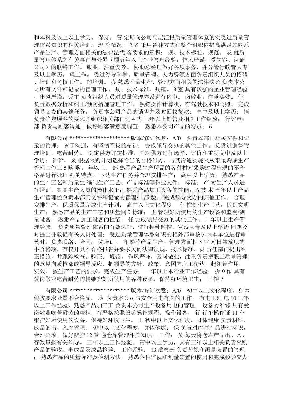 作业文件汇编企业ISO9001质量体系认证.docx_第2页