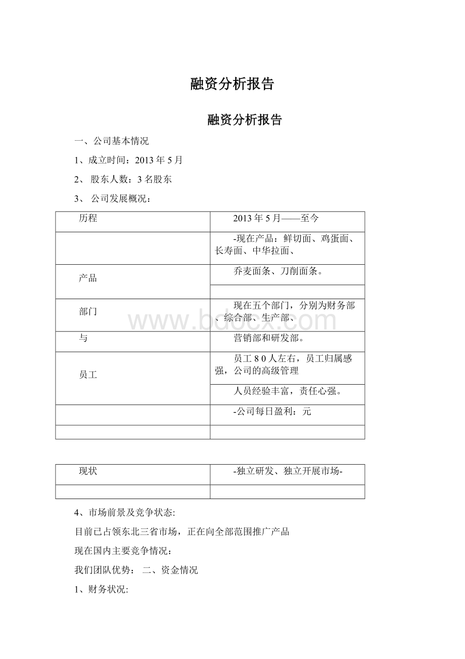 融资分析报告.docx_第1页