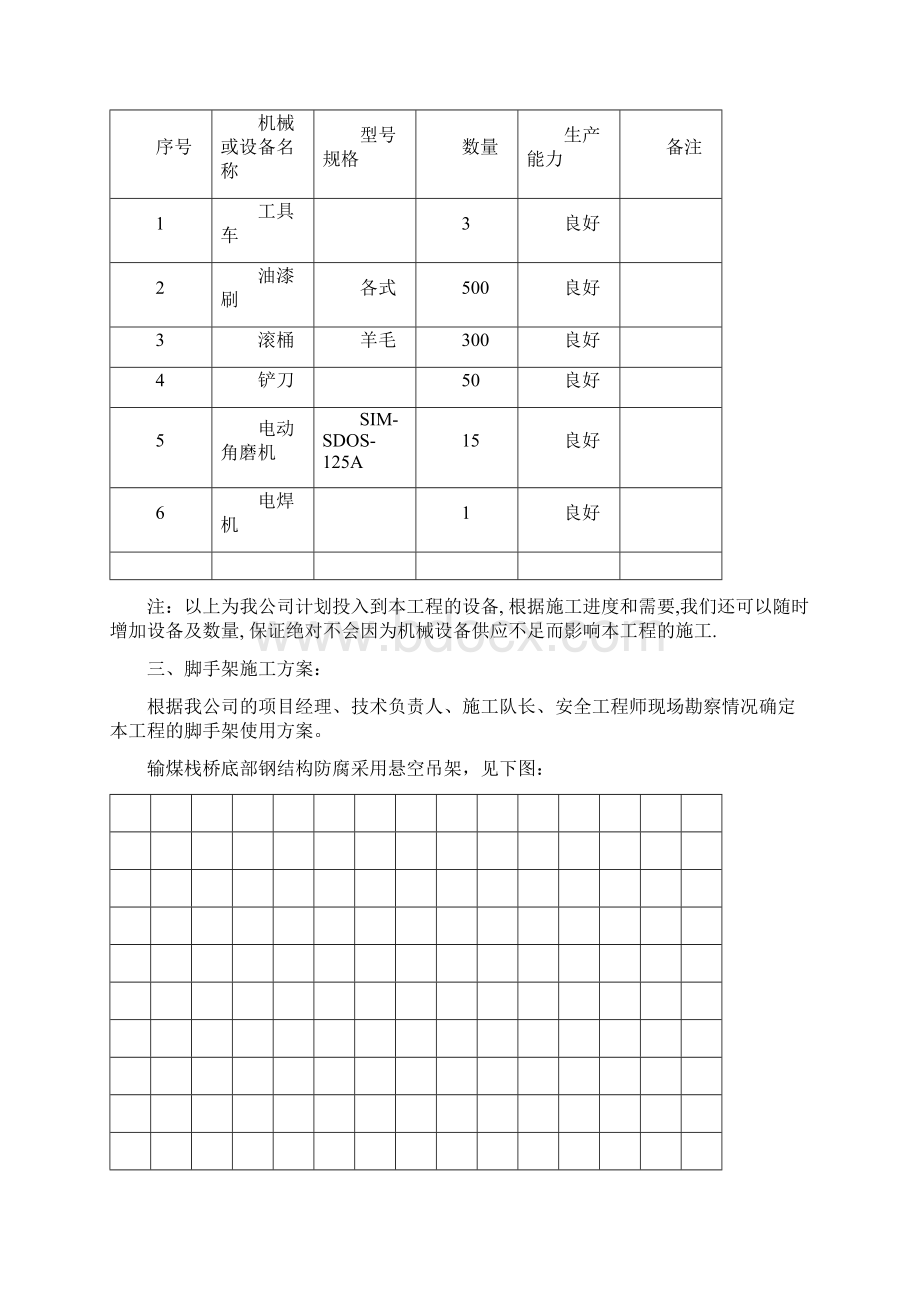 输煤栈桥防腐电缆防火施工方案123.docx_第3页