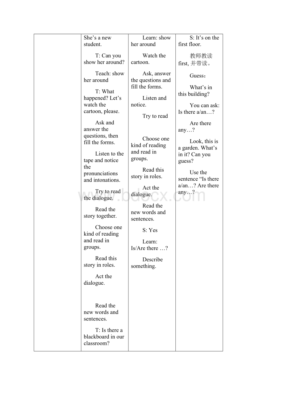 新版译林英语五年级上册Unit2Anewstudent教案+教学反思.docx_第2页