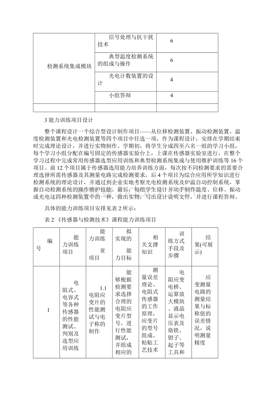 《传感器与检测技术》课程标准.docx_第3页