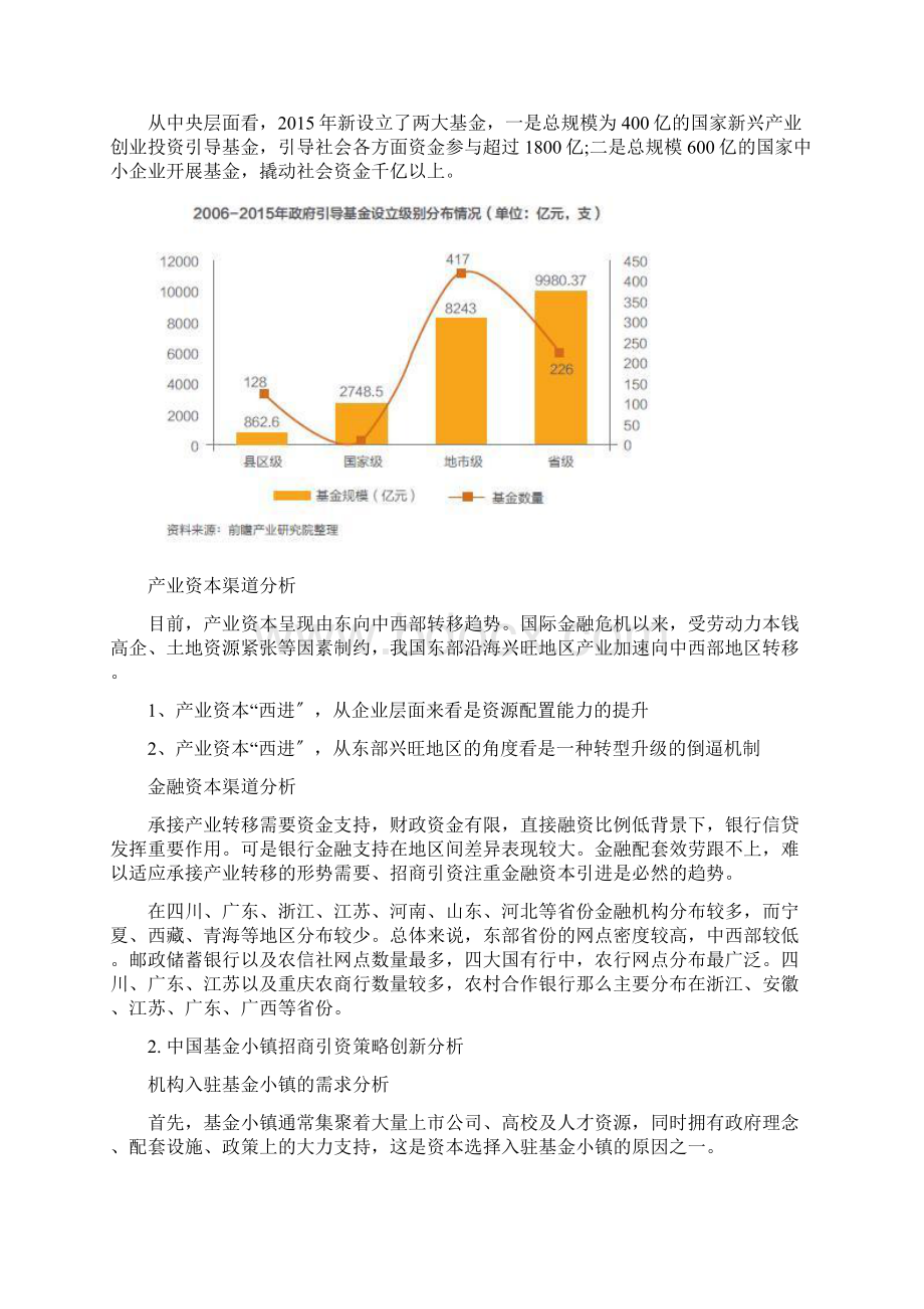 产业招商基金小镇招商引资策略分析Word格式文档下载.docx_第2页