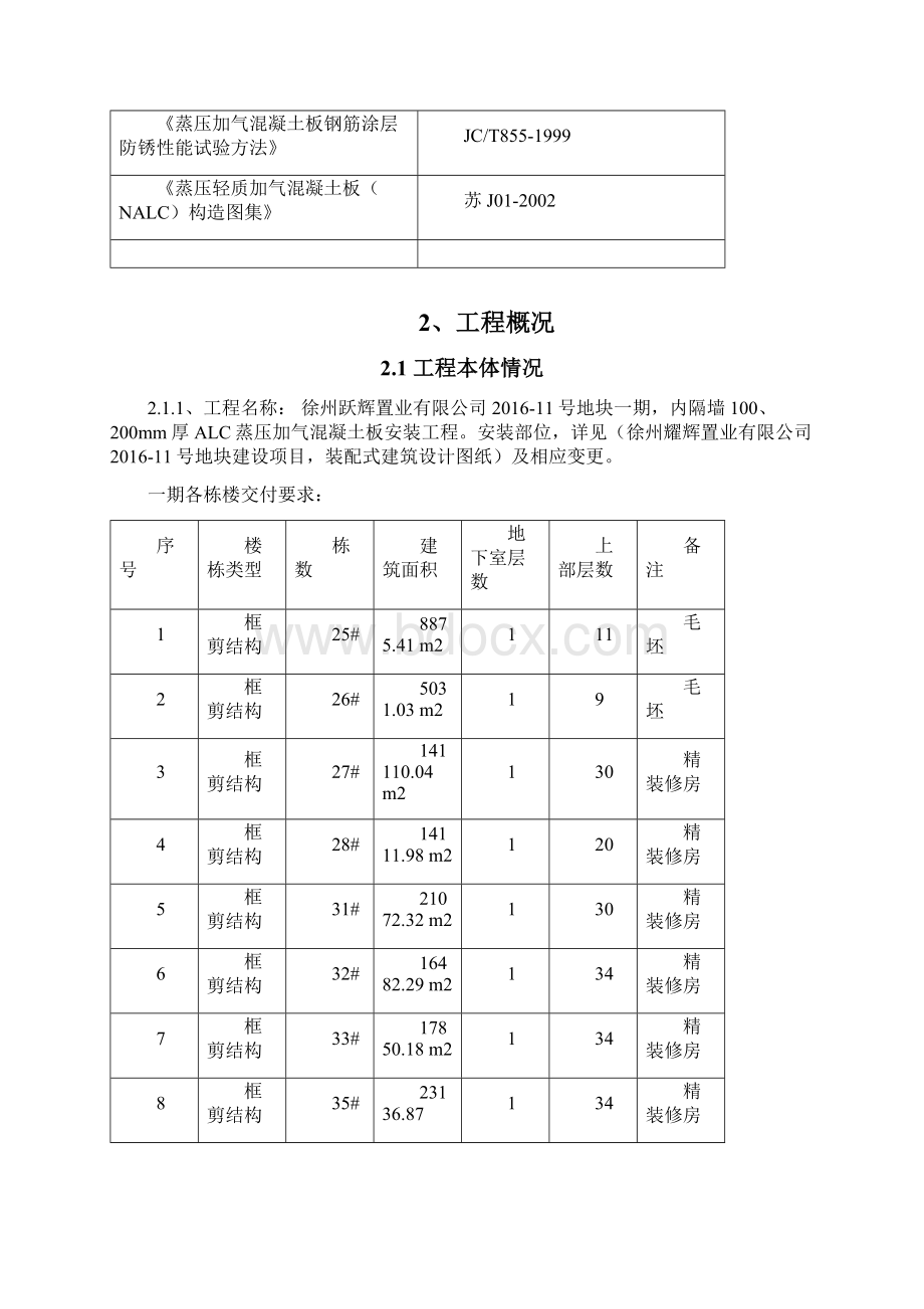 蒸压加气混凝土板轻质隔墙施工方案Word下载.docx_第2页