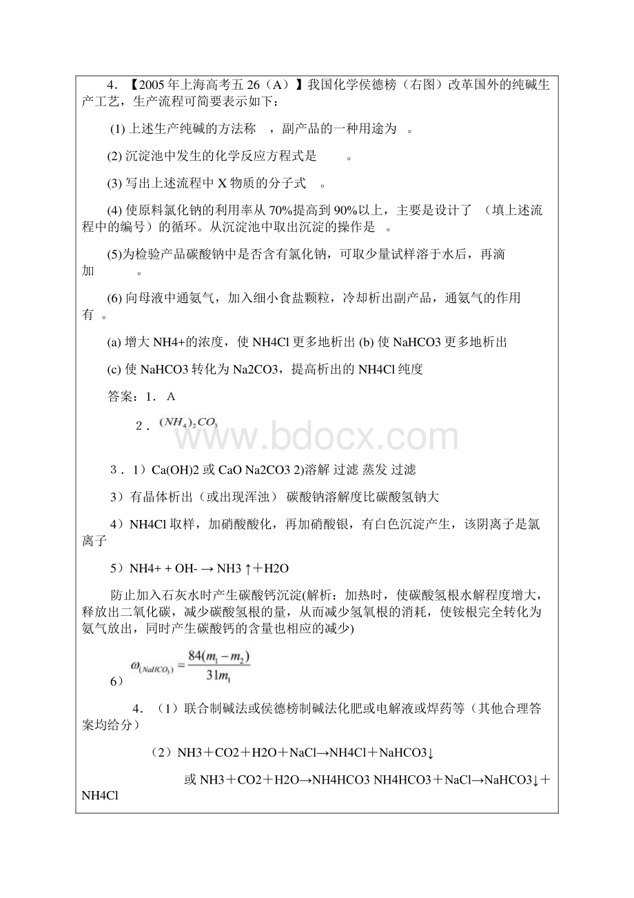 侯式制碱法原理和简单流程文档.docx_第3页