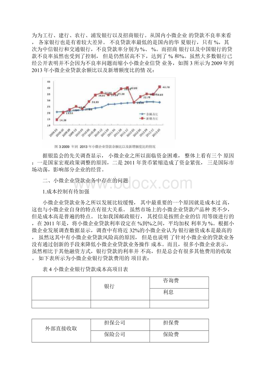 小微企业贷款业务存在的问题及对策.docx_第3页