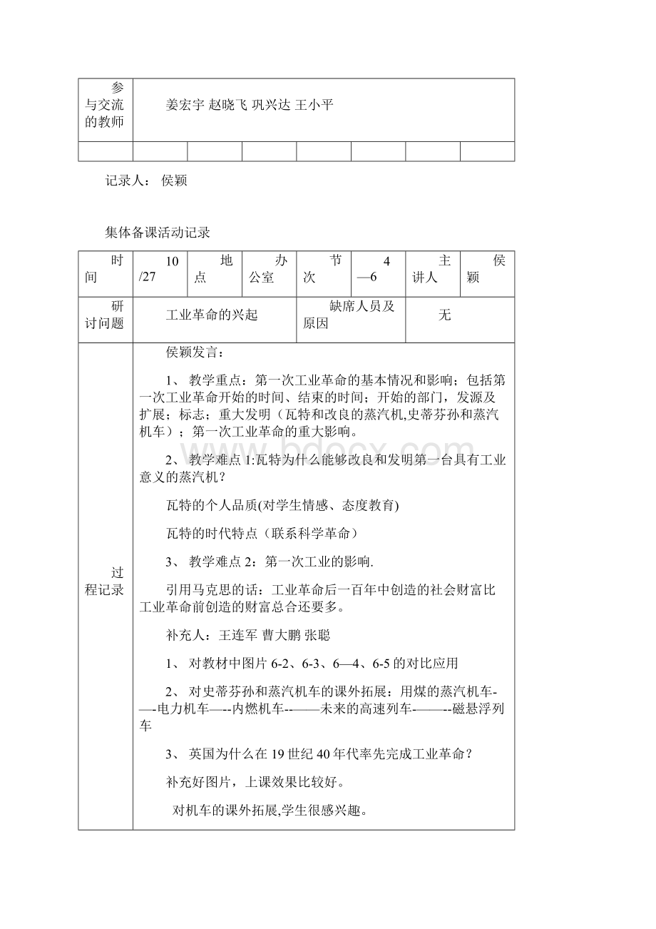 完整集体备课活动记录.docx_第2页