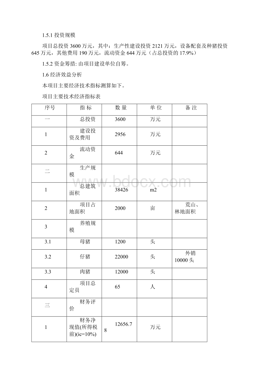 XX生态农业园黑猪养殖项目商业计划书.docx_第3页