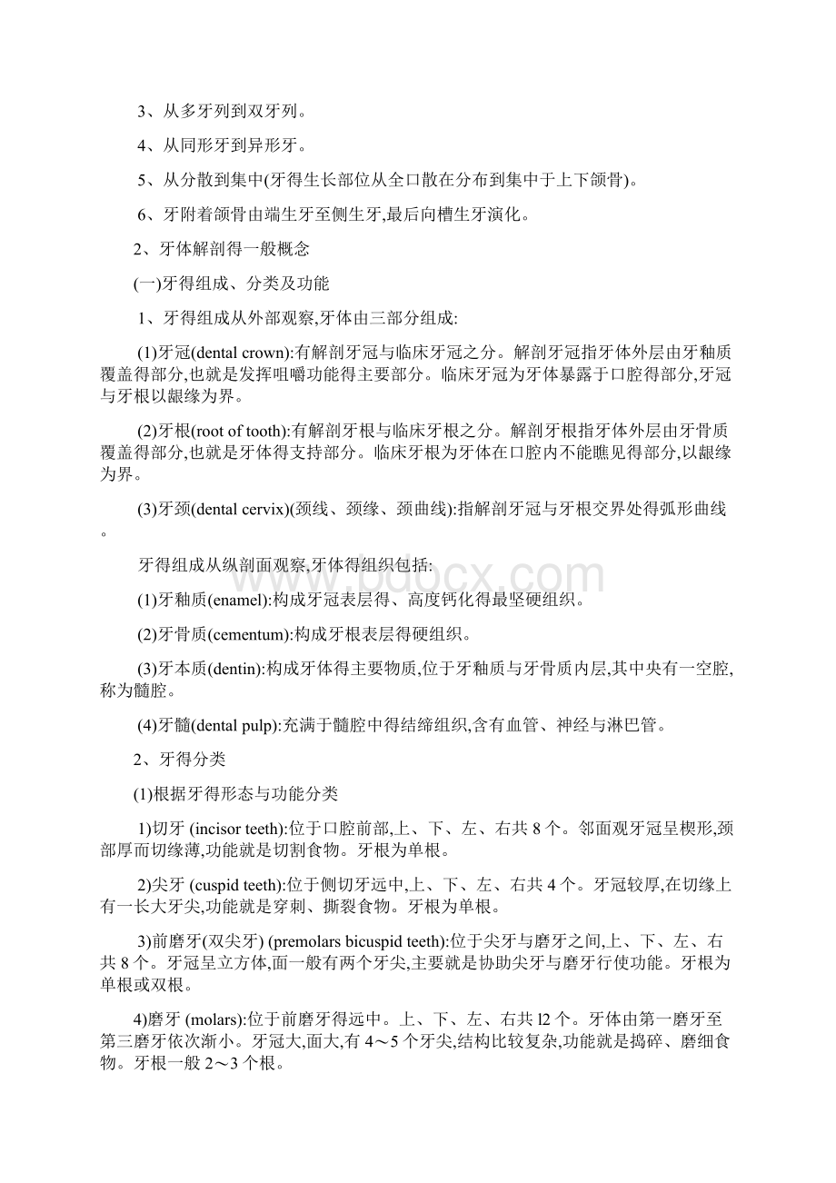 口腔解剖生理学重点整理.docx_第2页