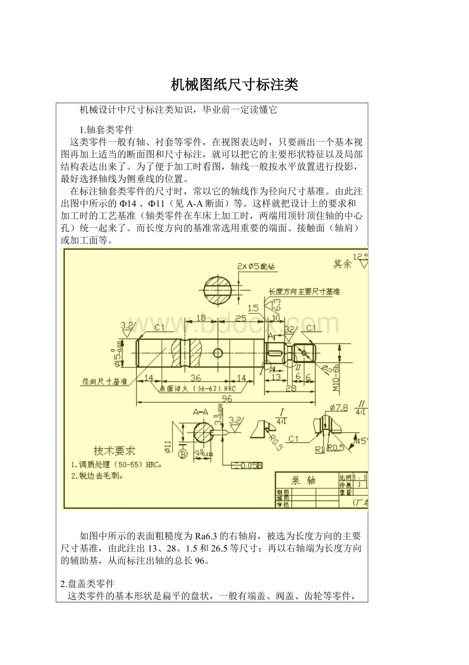 机械图纸尺寸标注类文档格式.docx