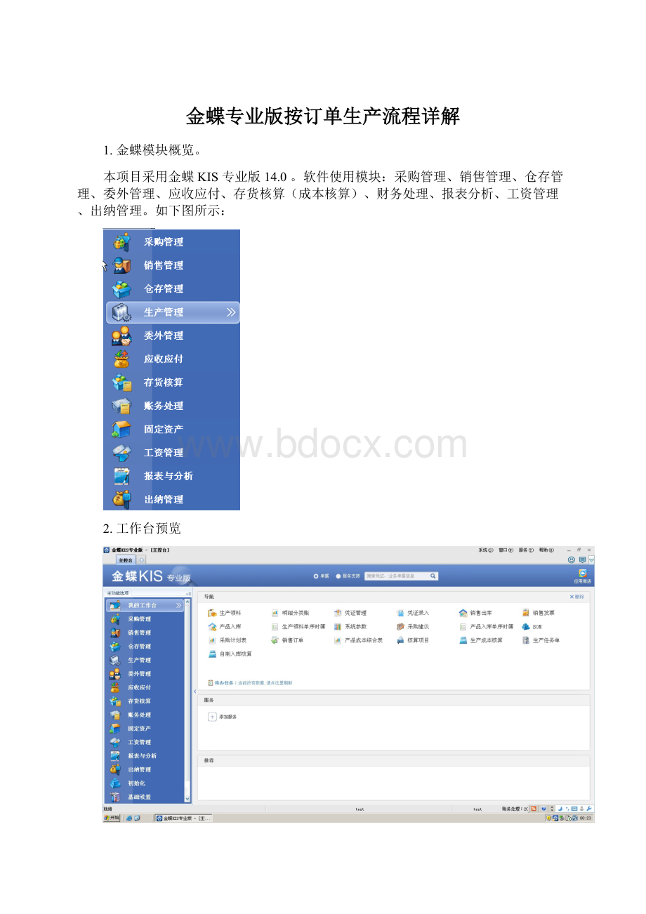 金蝶专业版按订单生产流程详解.docx